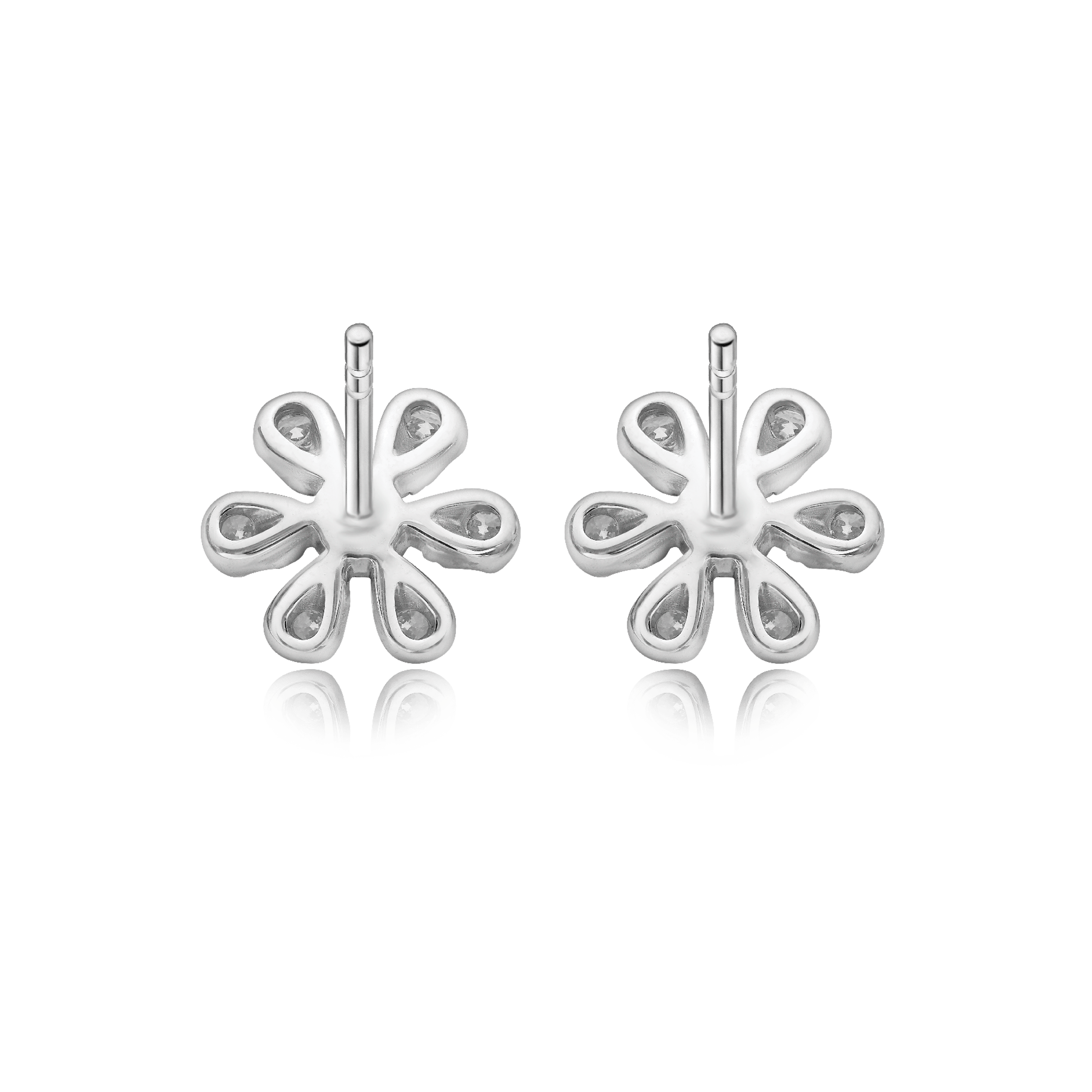 SUNFLOWER DIAMOND EARRINGS