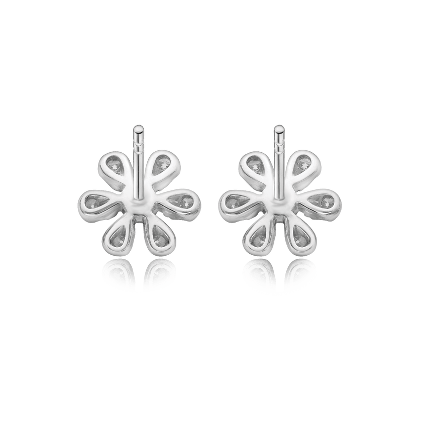 SUNFLOWER DIAMOND EARRINGS