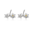 Twin-Flower Diamond Earrings
