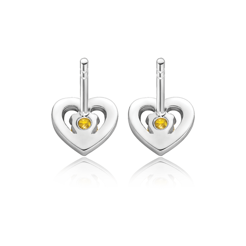 心之光華鑽石耳釘