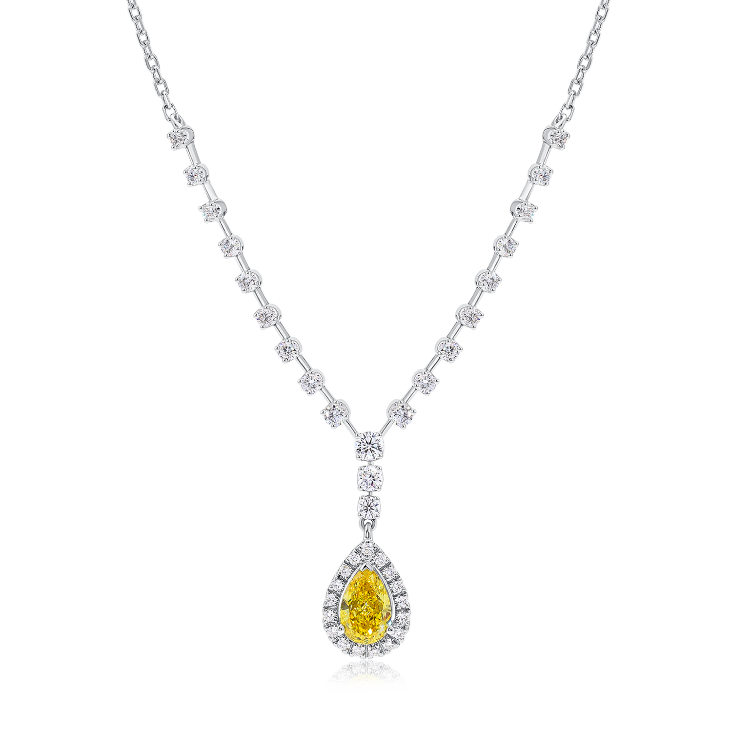 金色陽光光環項鍊