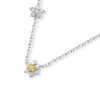 TWIN FLOWER DIAMOND NECKLACE
