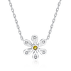 SUNFLOWER DIAMOND NECKLACE