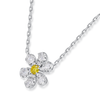SUNFLOWER DIAMOND NECKLACE