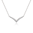 STARDUST TRAIL PLATINUM DIAMOND NECKLACE[14K]