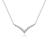 STARDUST TRAIL PLATINUM DIAMOND NECKLACE[14K]