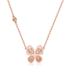 Snowy Butterfly's Dance Necklace