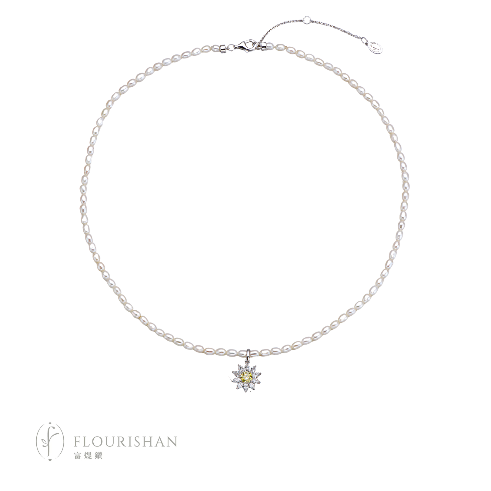 SUNLIT DAISIES - PEARL NECKLACE