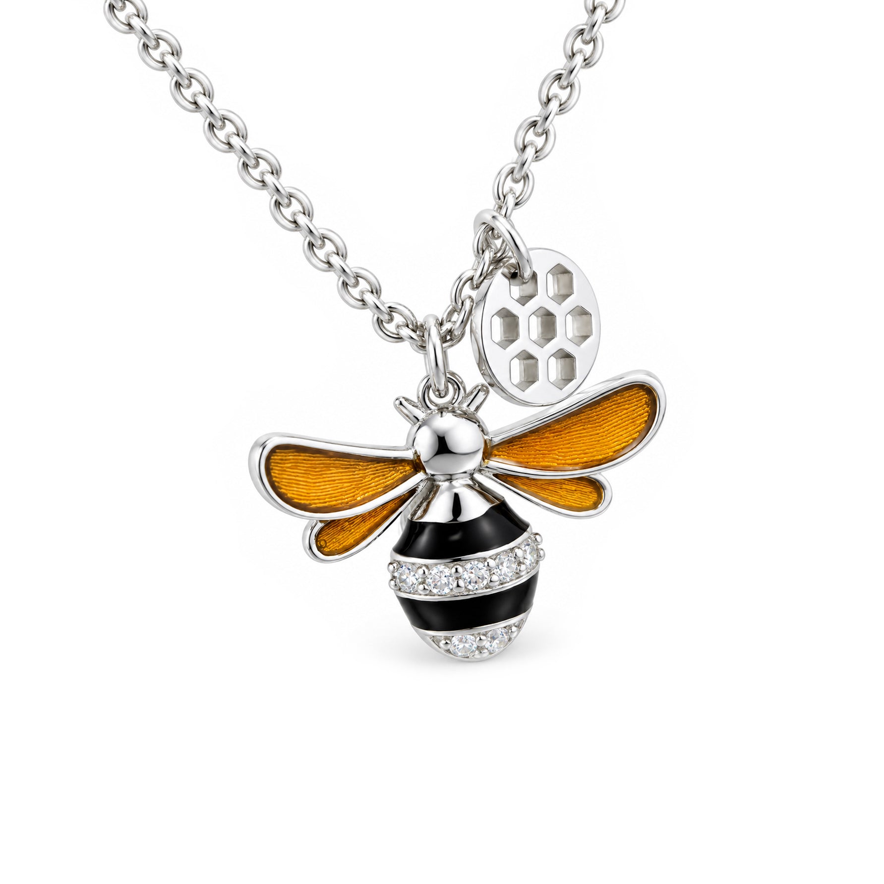 Bee Mine Garden Diamond Necklace