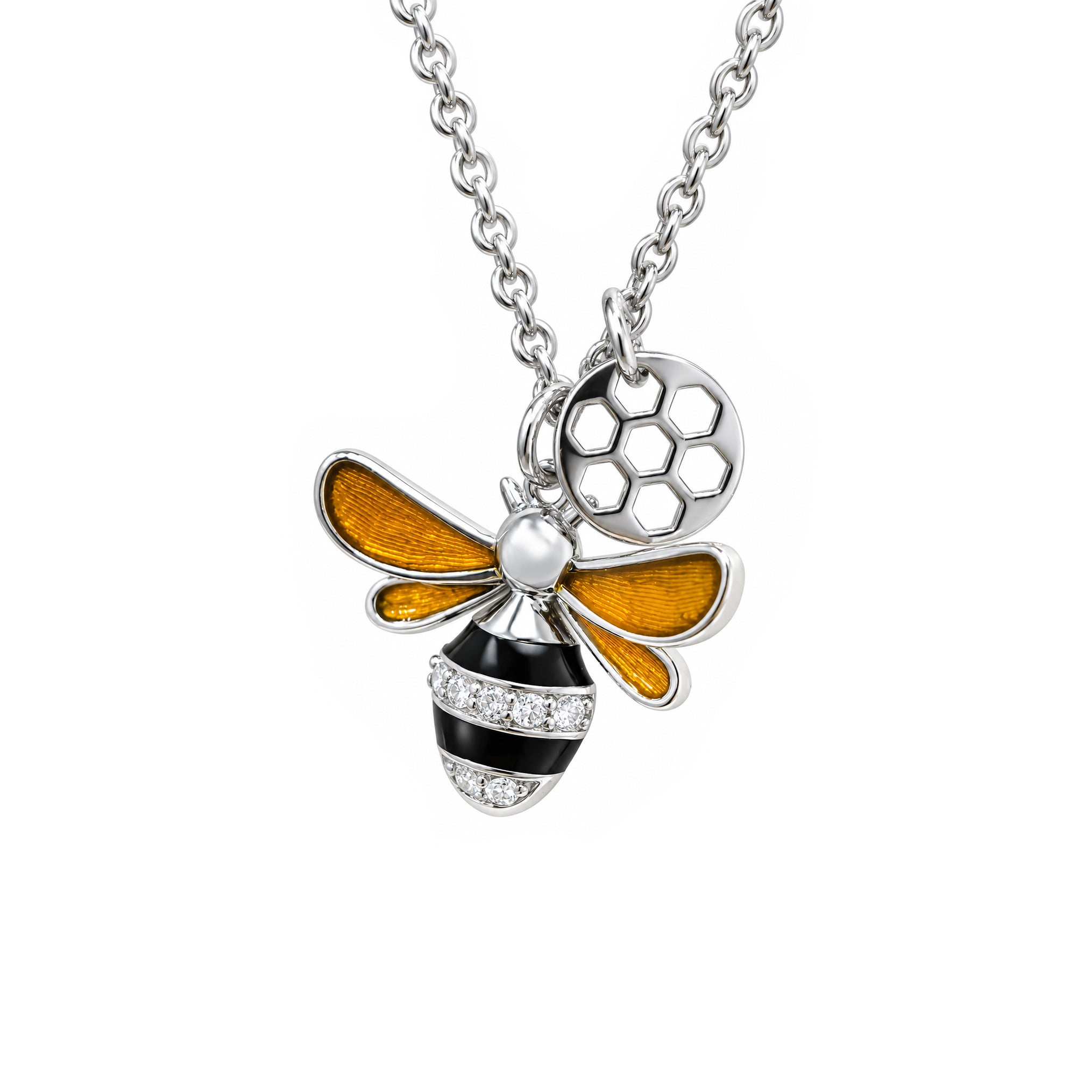 Bee Mine Garden Diamond Necklace
