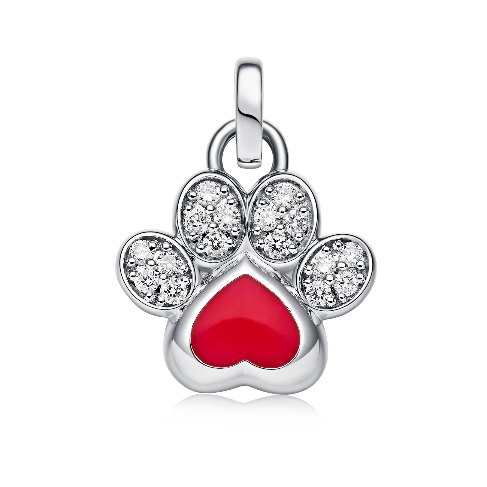 爪印饰物（红色）