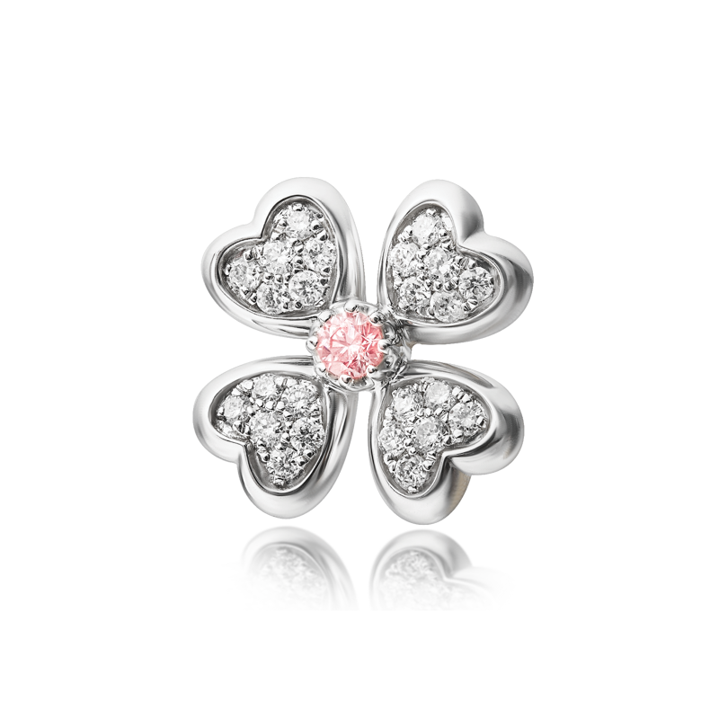 FOUR-LEAF CLOVER HEART OF LUCK