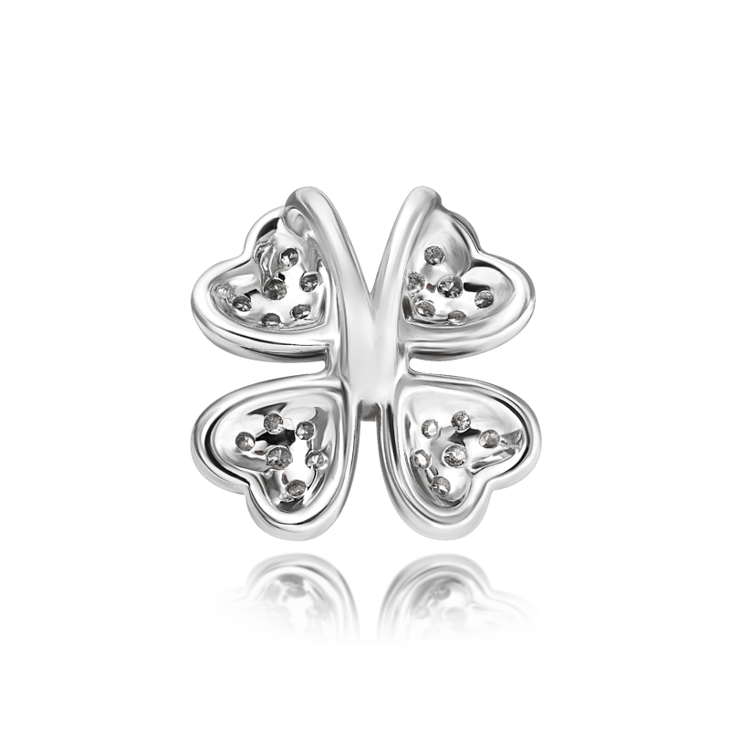 FOUR-LEAF CLOVER HEART OF LUCK