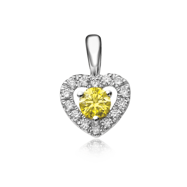 光之心鑽石吊墜