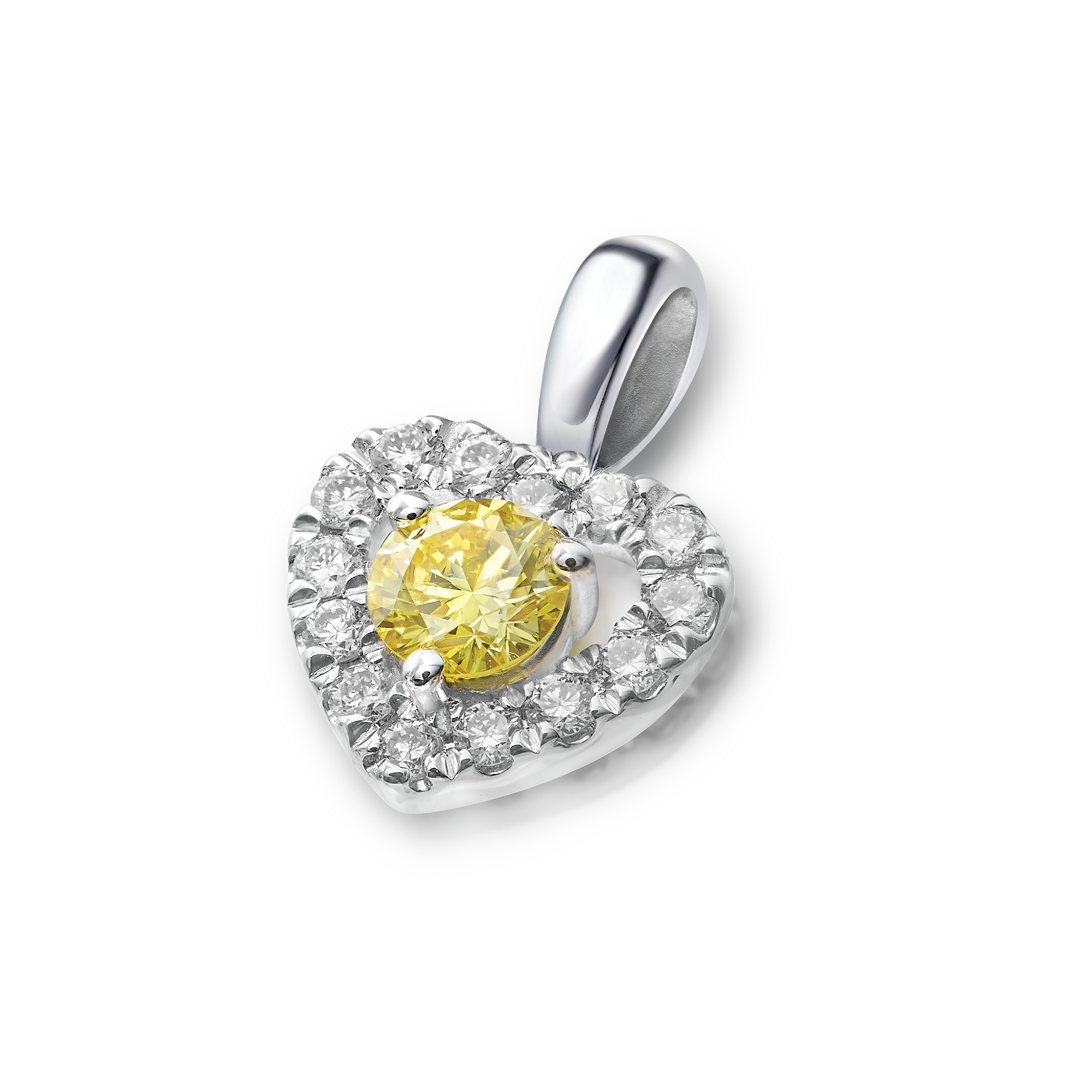 HEART OF LIGHT DIAMOND PENDANT