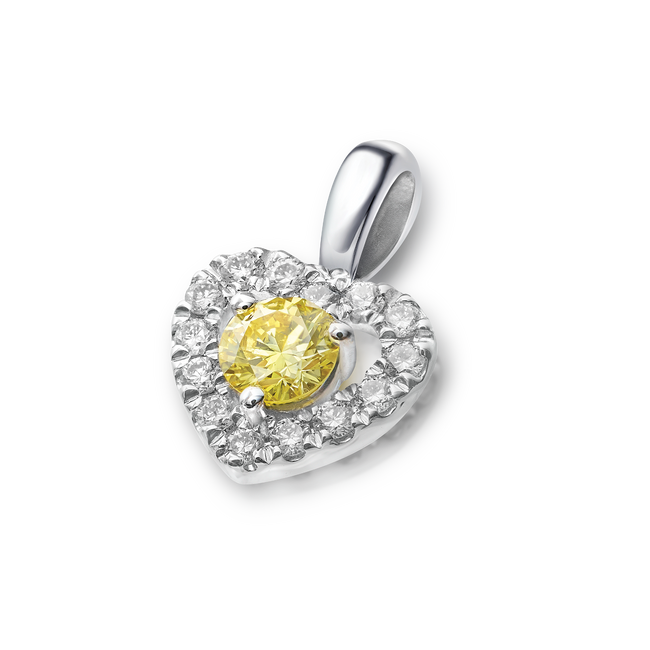 光之心鑽石吊墜