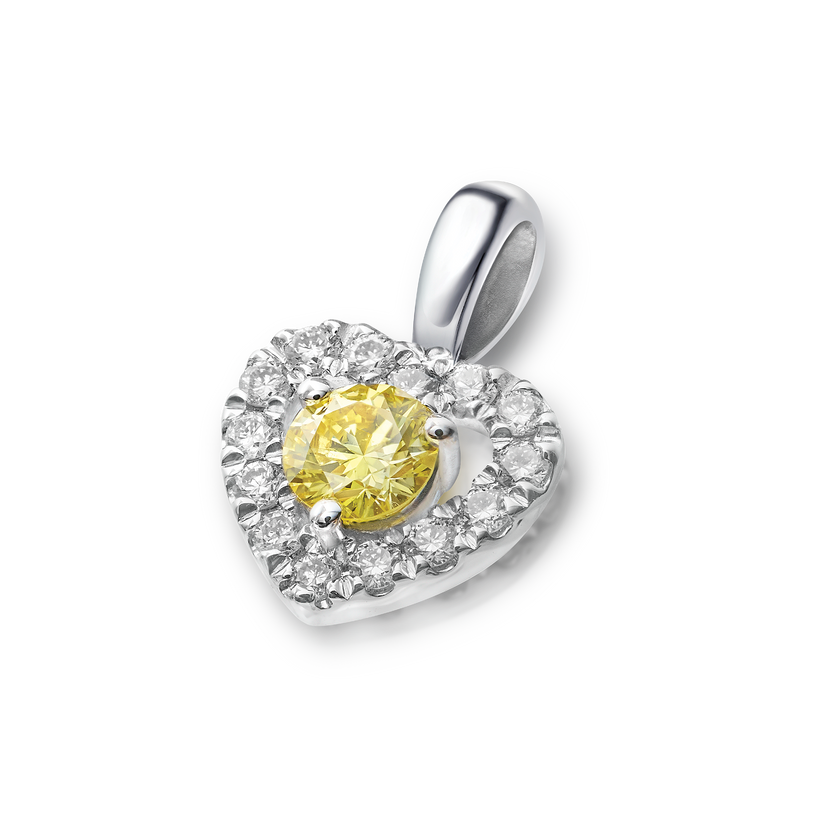 HEART OF LIGHT DIAMOND PENDANT