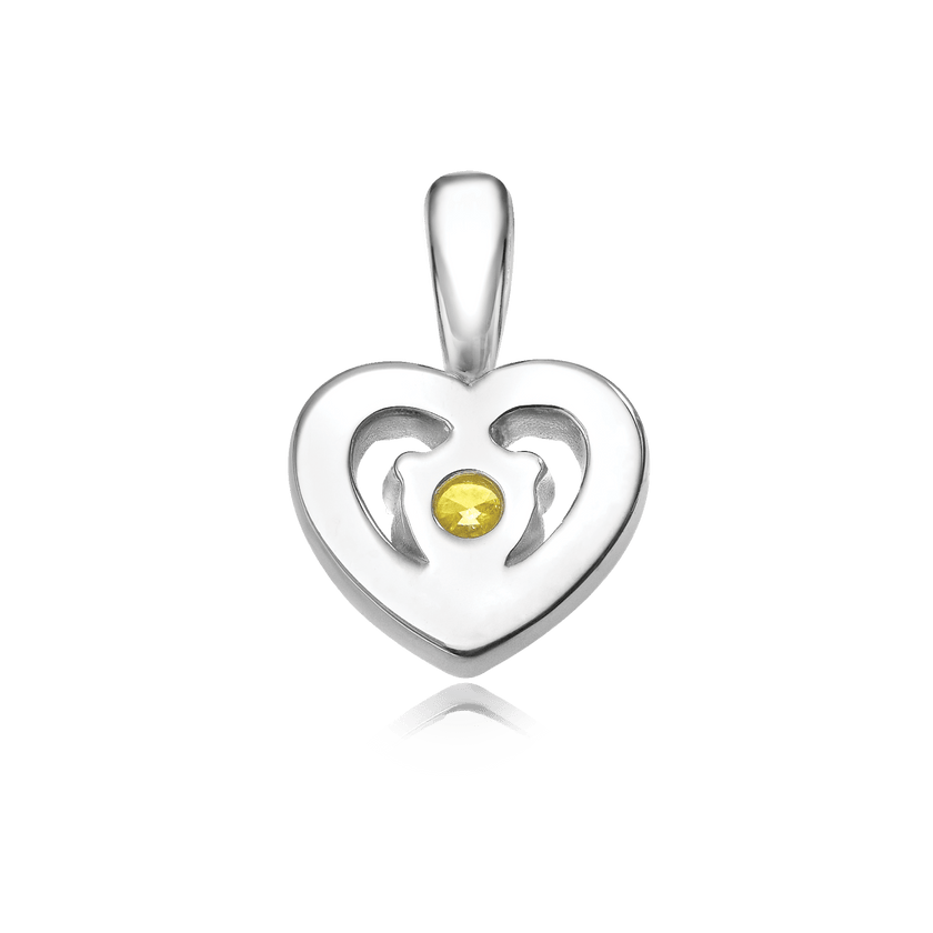 HEART OF LIGHT DIAMOND PENDANT
