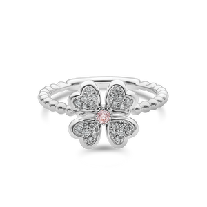 Four-Leaf Clover Ring Of Luck