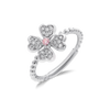 FOUR-LEAF CLOVER RING OF LUCK
