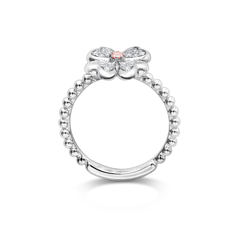 FOUR-LEAF CLOVER RING OF LUCK