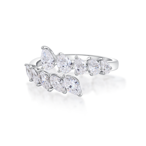 Whispering Leaves Diamond Ring