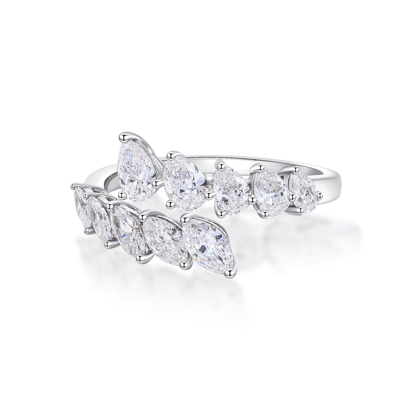 WHISPERING LEAVES DIAMOND RING