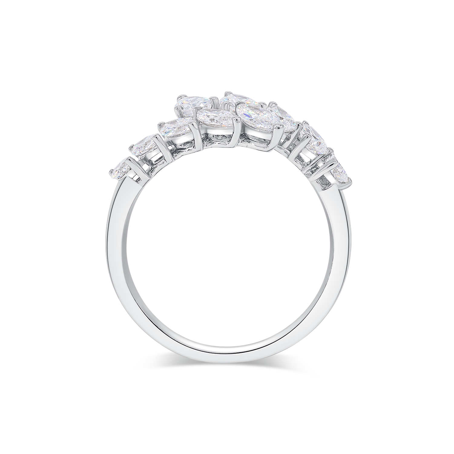 WHISPERING LEAVES DIAMOND RING