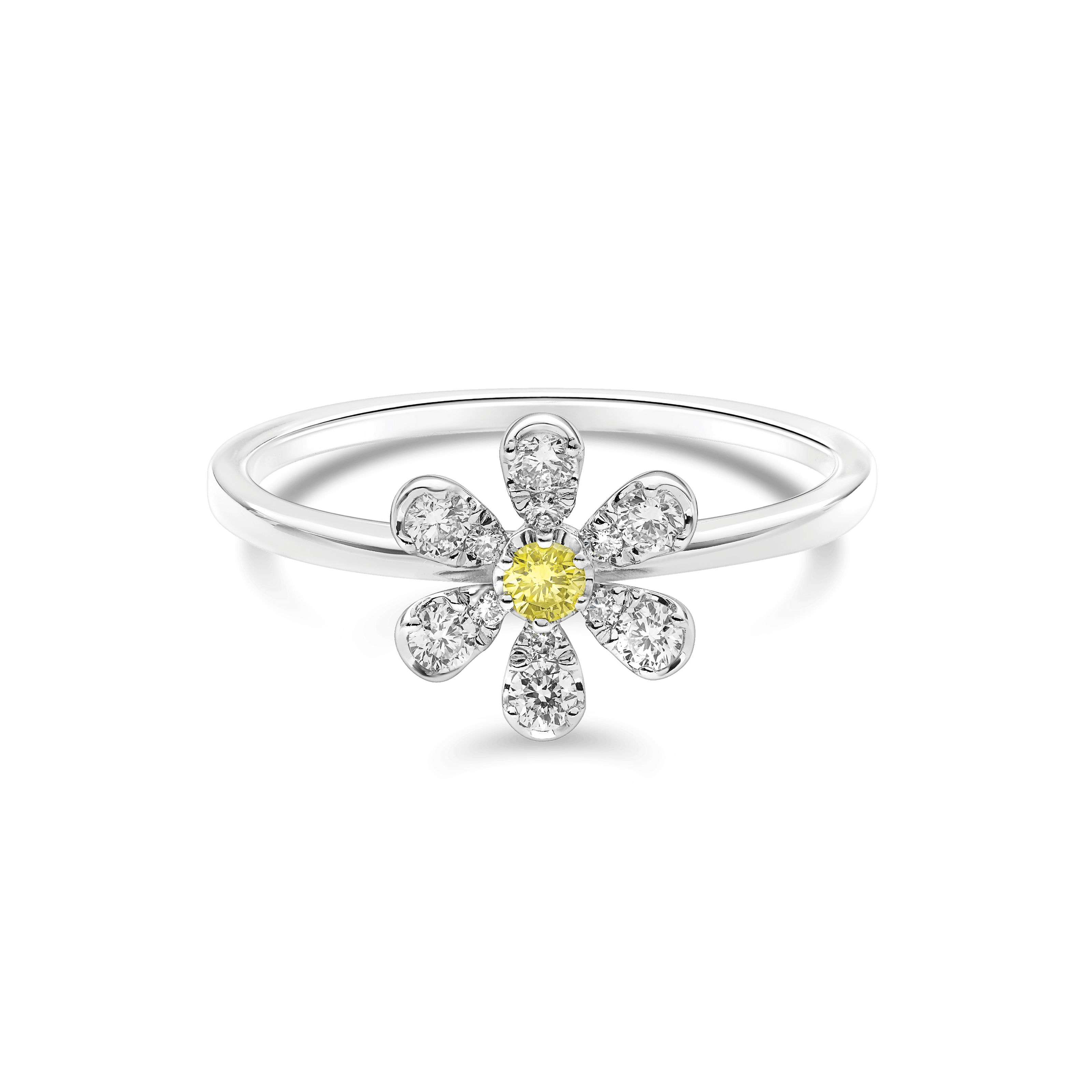SUNFLOWER DIAMOND RING