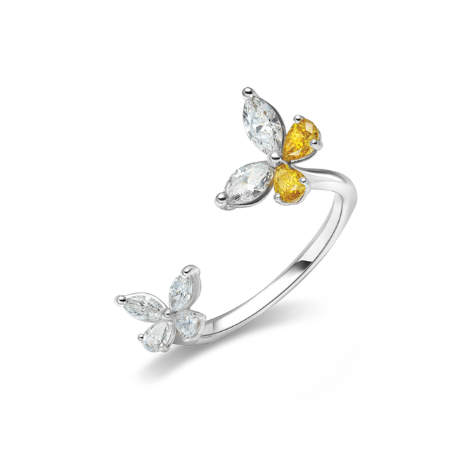 THE WINGS ARE ETHEREAL DIAMOND RING