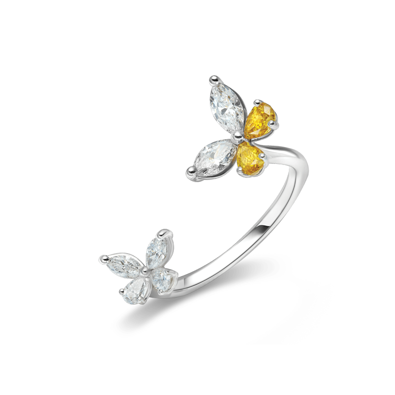 THE WINGS ARE ETHEREAL DIAMOND RING