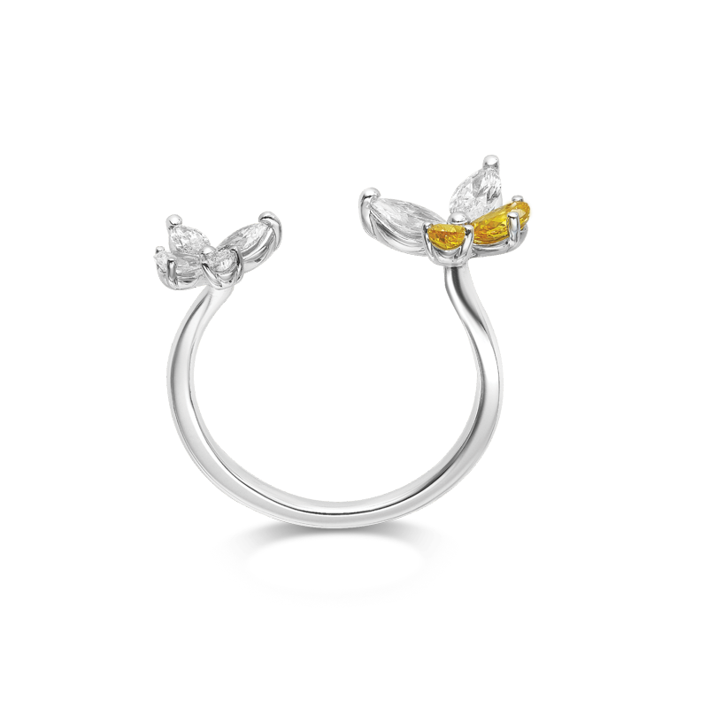 THE WINGS ARE ETHEREAL DIAMOND RING