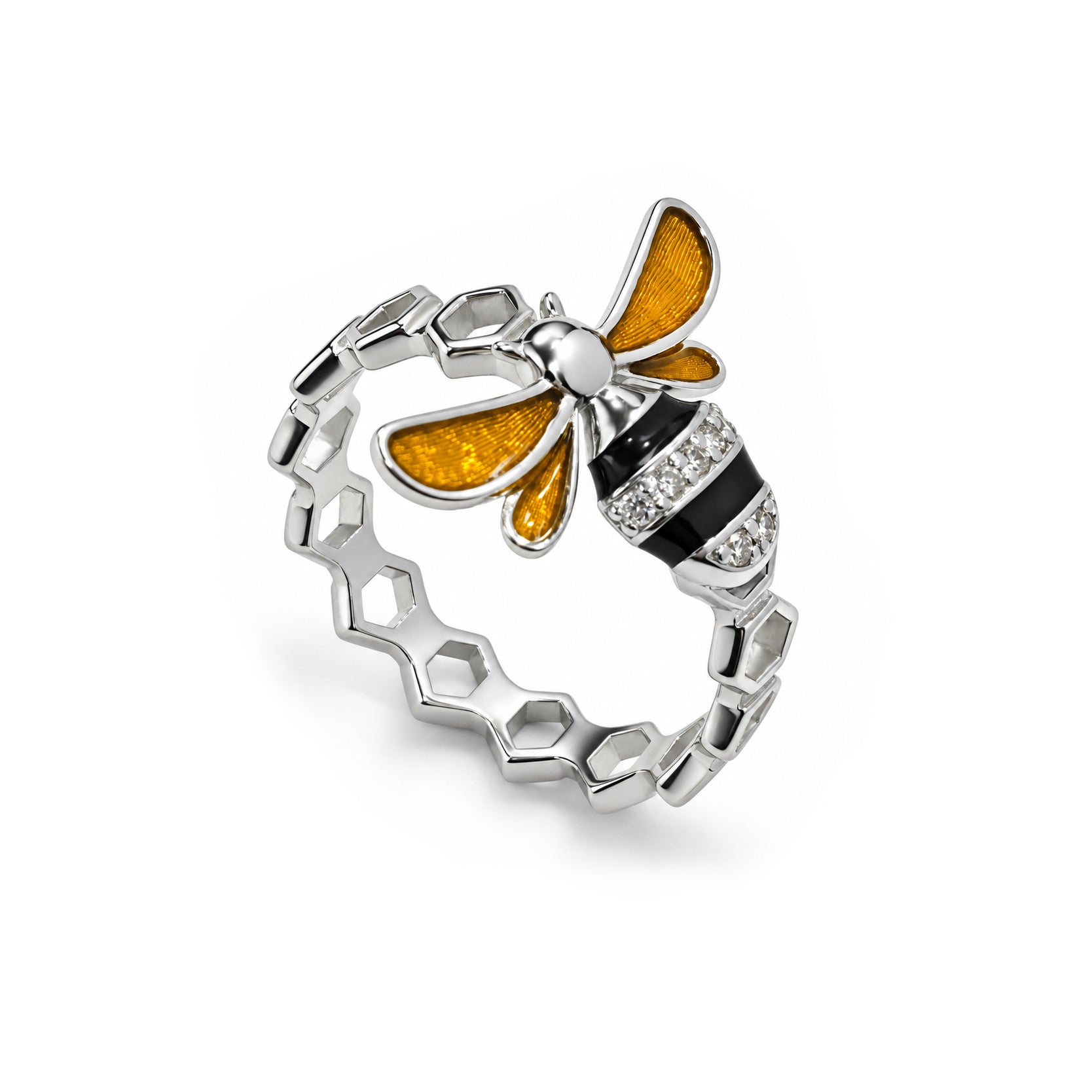 Bee Mine Garden Diamond Ring