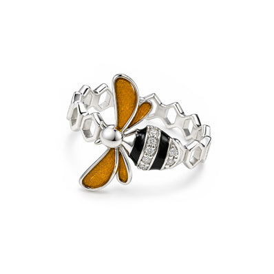 Bee Mine Garden Diamond Ring