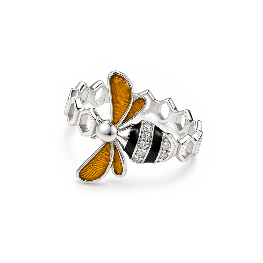 Bee Mine Garden Diamond Ring