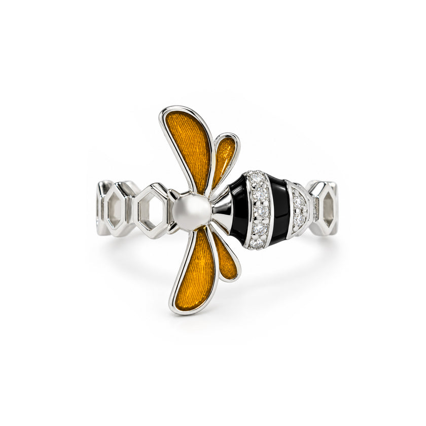 Bee Mine Garden Diamond Ring