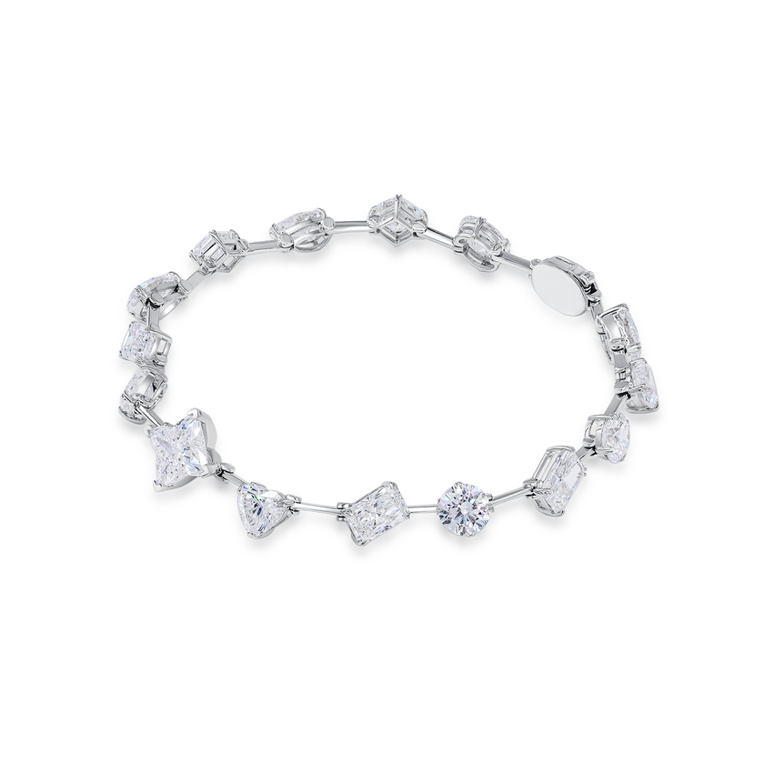 18K白金鑽石手鏈