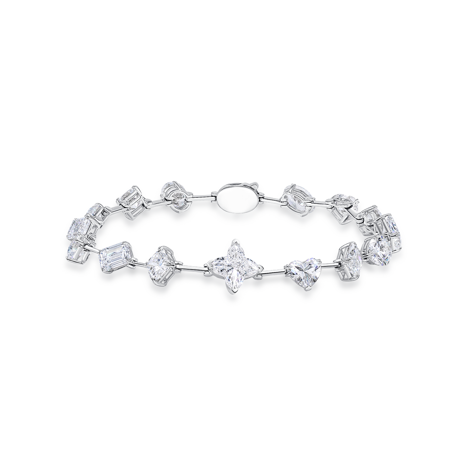 18K白金鑽石手鏈