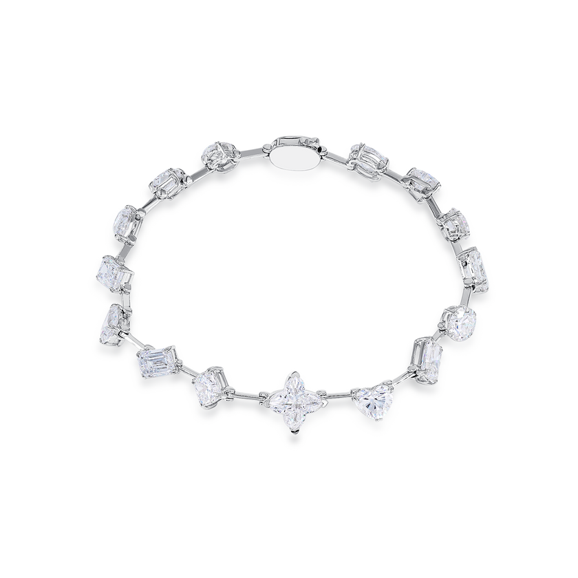 18K白金鑽石手鏈