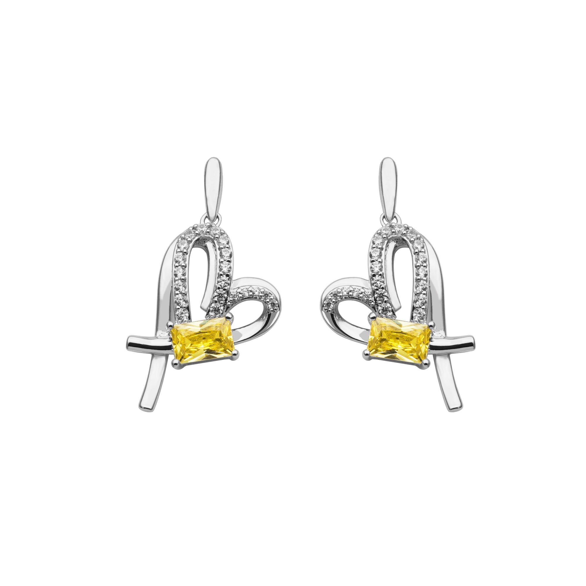 Colour Bloom Earrings—Morning Yellow