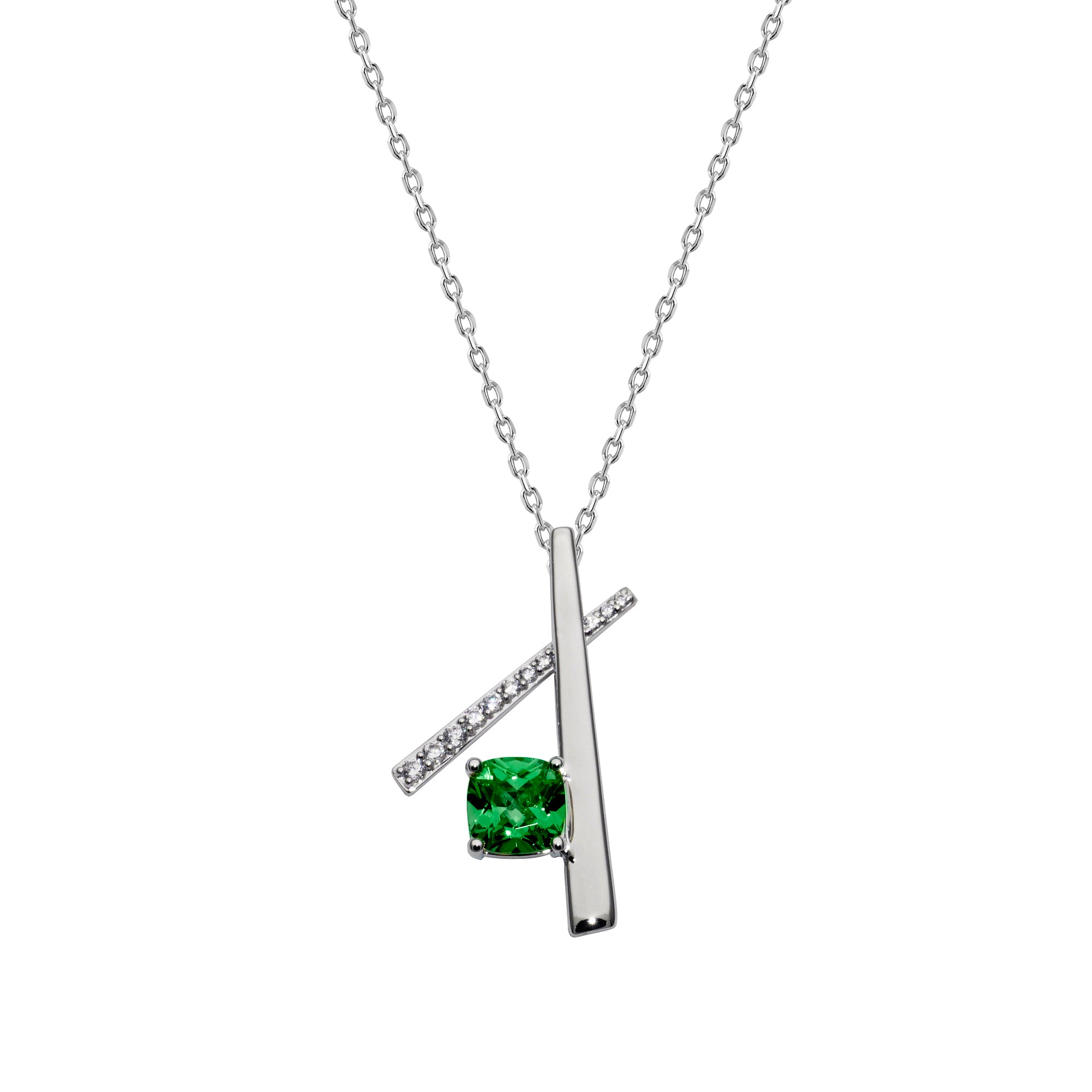 Timed Gift Necklace—Forest Green