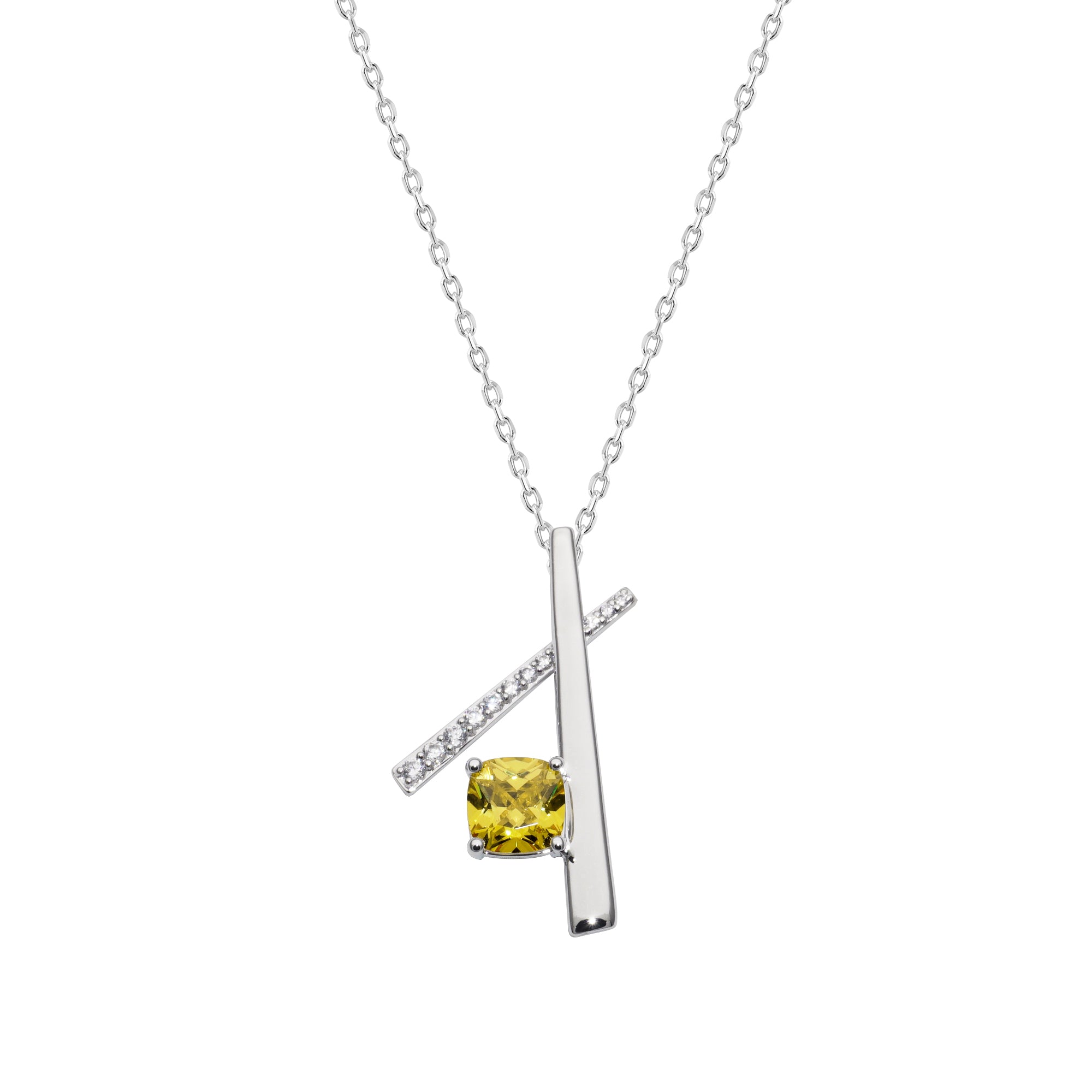 Timed Gift Necklace—Morning Yellow