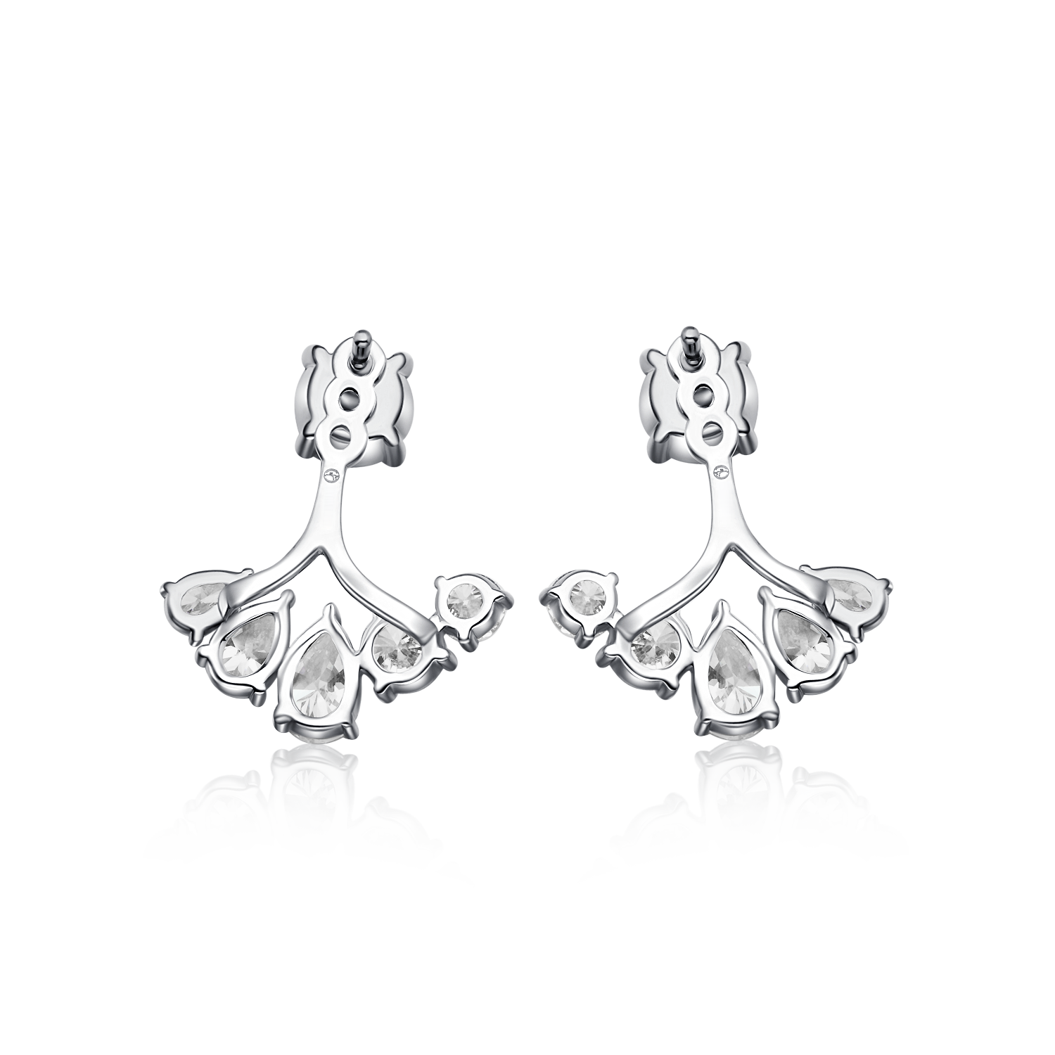 RADIANT FAN DIAMOND EARRINGS