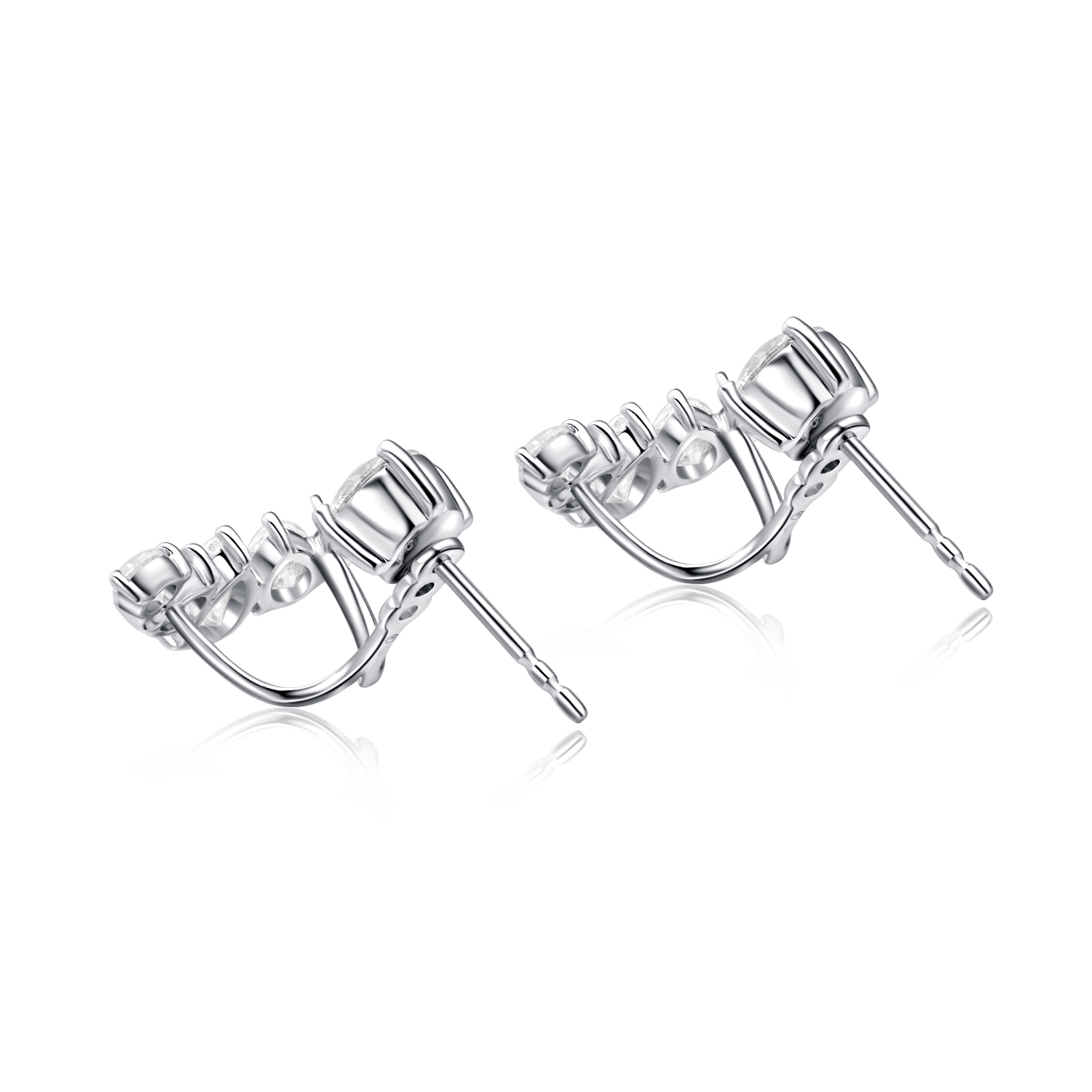 RADIANT FAN DIAMOND EARRINGS