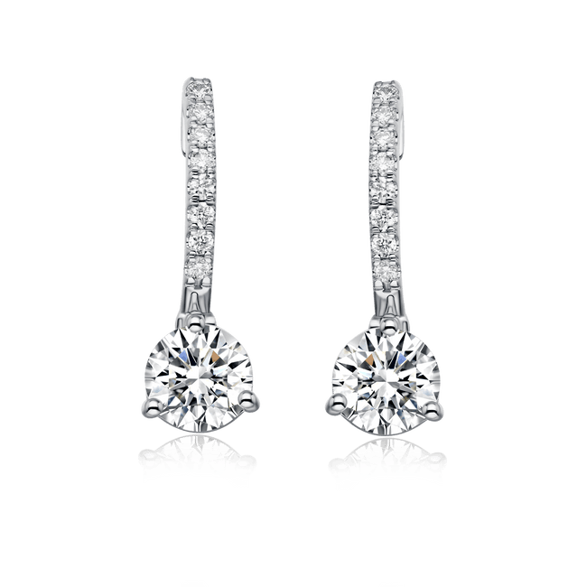 RADIANT FINALE DIAMOND EARRINGS