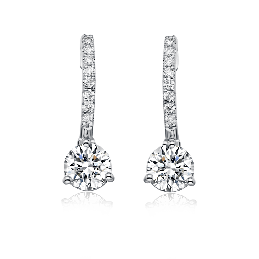 RADIANT FINALE DIAMOND EARRINGS