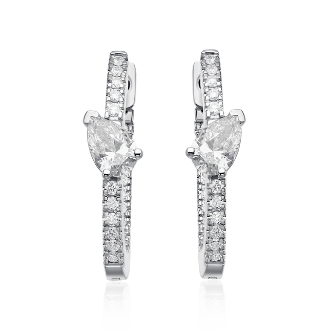 WHISPERING PETALS DIAMOND EARRINGS