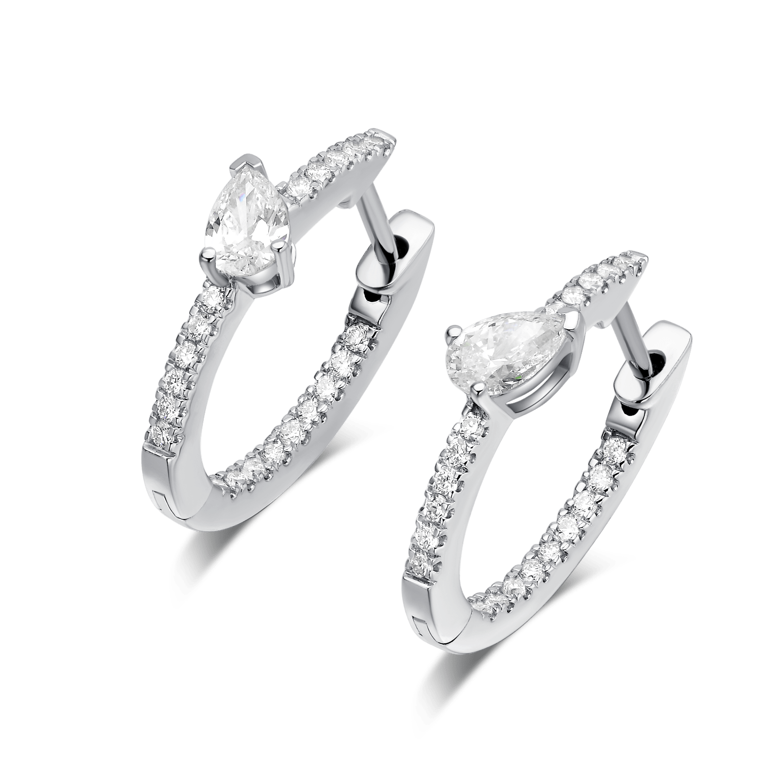 WHISPERING PETALS DIAMOND EARRINGS