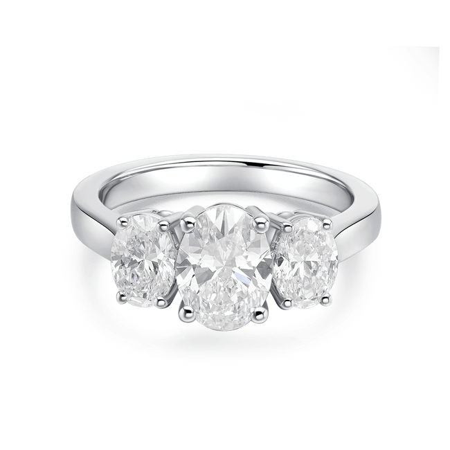 ETERNAL BLOSSOM TRILOGY DIAMOND RING