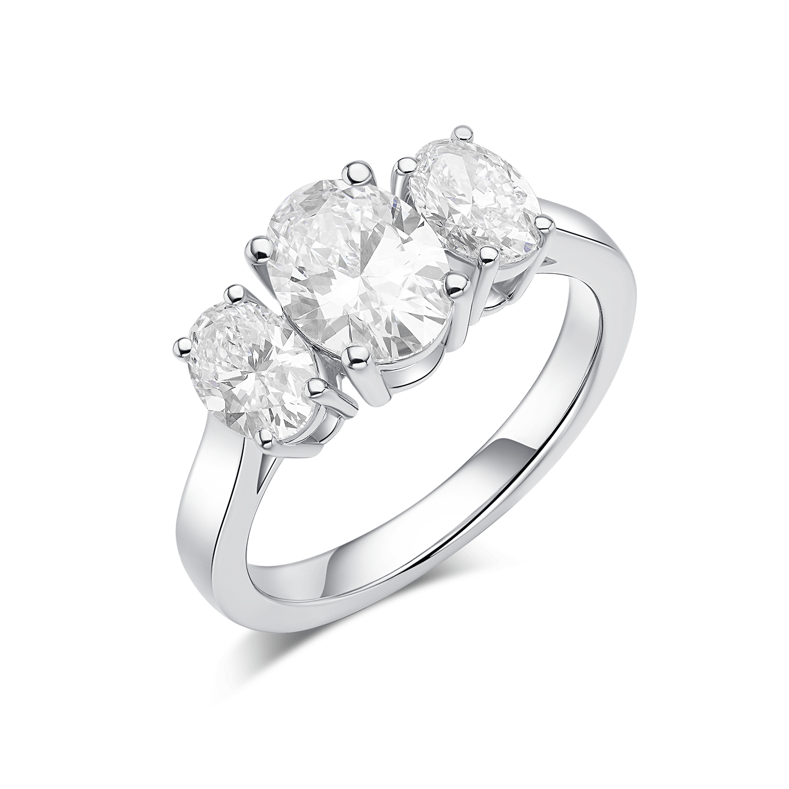 ETERNAL BLOSSOM TRILOGY DIAMOND RING